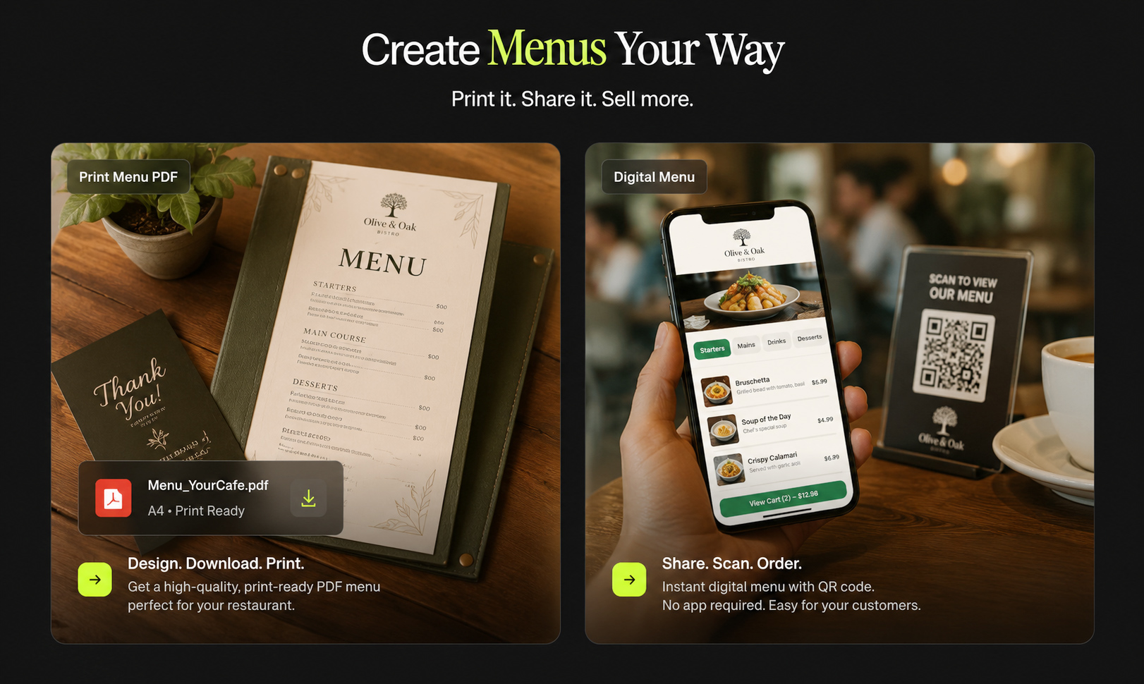 Your Restaurant Menu Should Not Be a PDF, a QR Code, or a Printed Card