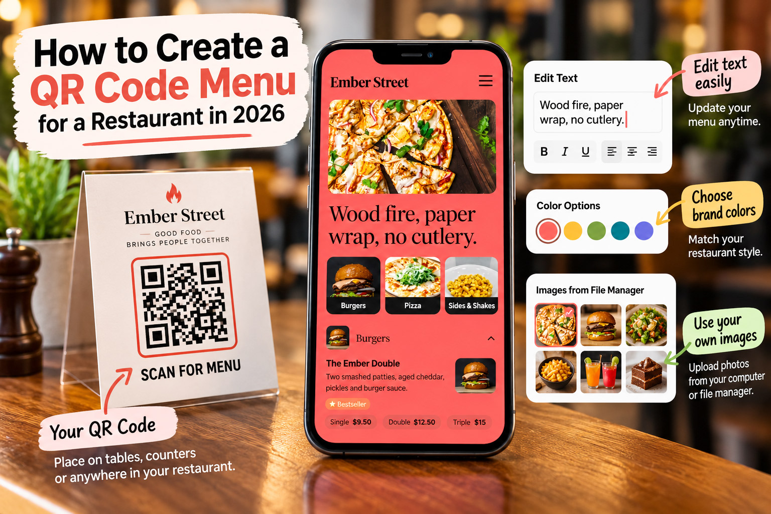 create qr code menu - guide