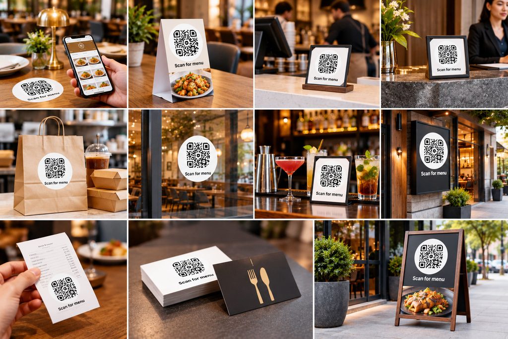 qr code menu card - menufly.app